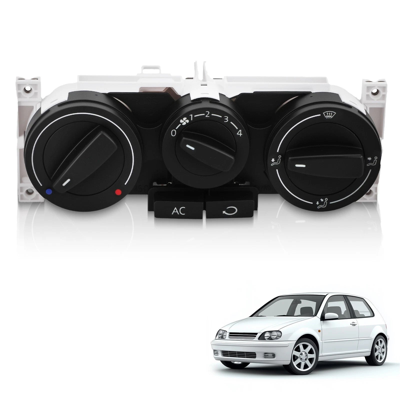AC Climate Control Module Panel for Volkswagen Golf GTI Jetta R32 (1999–2006)