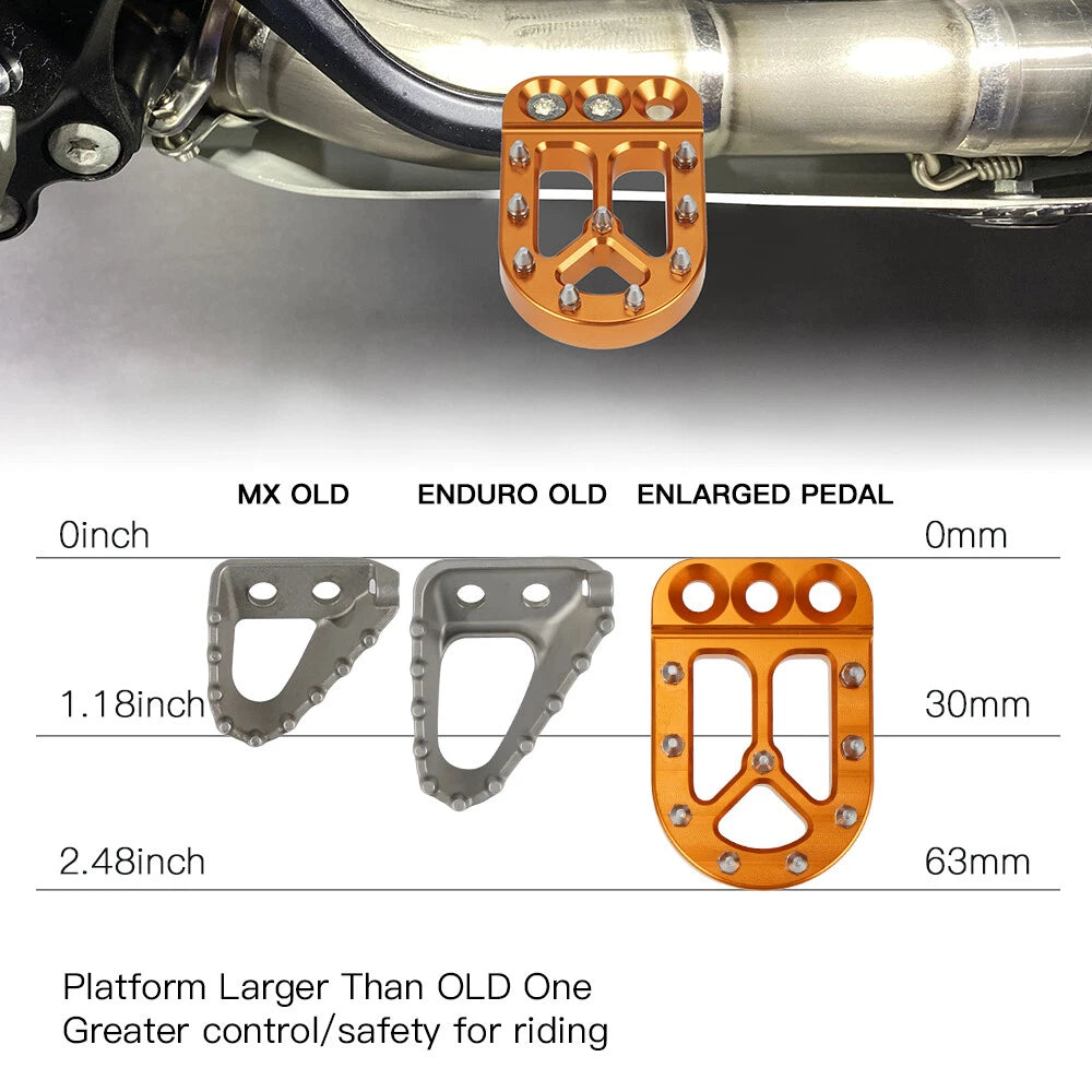 Rear Foot Brake Pedal Lever Pad for KTM Adventure 390 (2020–2023)