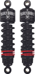 Set of 2 Burly XL Slammer Shocks Black for Harley Davidson XL (2016–2017)