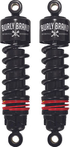 Set of 2 Burly XL Slammer Shocks Black for Harley Davidson XL (2016–2017)