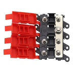 3-Way Fuse Holder with 30A, 60A, 100A Fuses for Distribution Block