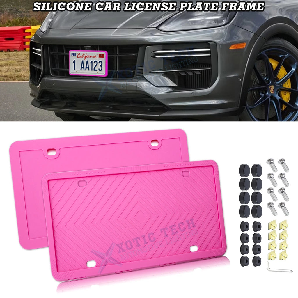 2-Pack Universal License Plate Frame for Universal (2019–2025)