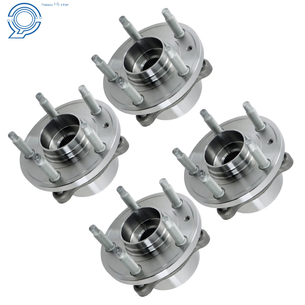 Set of 4 Front Rear Wheel Hub Bearing Assembly for Ford Explorer (2011–2018)