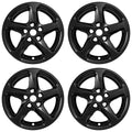 4 Black 16" Wheel Skins Hub Caps Alloy Rim Covers for 2016-2018 Chevy Malibu LS