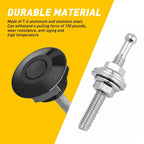 2X Quick Release Hood Pins for Universal Vehicles