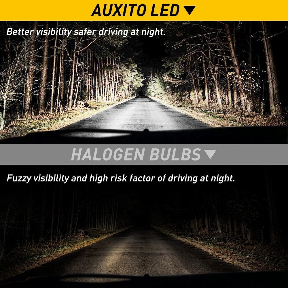 2X 9005 HB3 LED Headlight Bulb Kit for High/Low Beam (6000K)