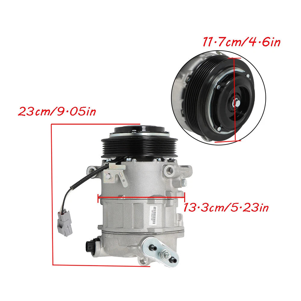 A/C Compressor for Jeep Cherokee (2014–2021) and Chrysler 200 (2015–2017)