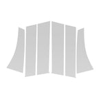 Set of 6 Door Pillar Window Trim for Mitsubishi Outlander Sport (2011–2021)
