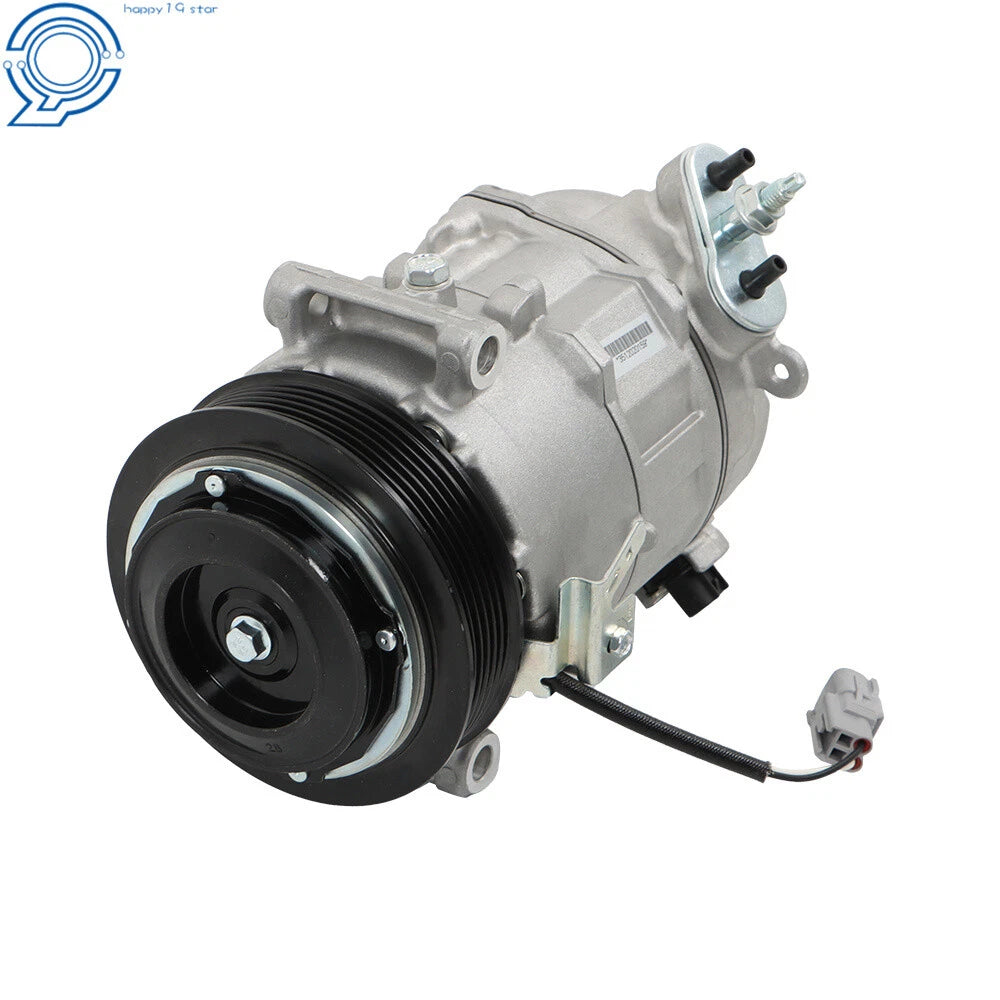 A/C Compressor with Clutch for Chrysler 200 (2015-2017) Jeep Cherokee (2014-2021)