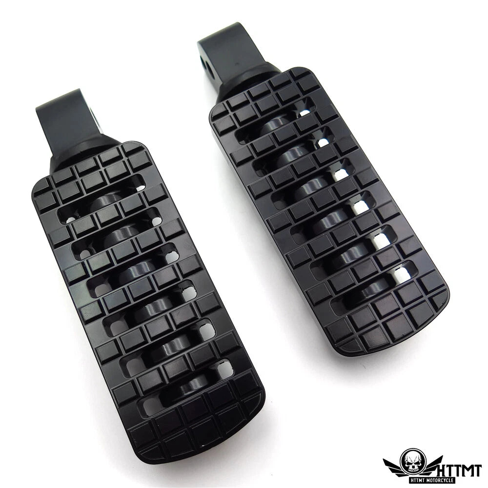 Black Dominator Footpegs for Harley Softail Slim FLSL & Breakout (2018–2023)
