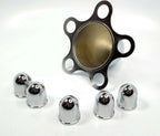 Spider Bullet Center Hub Caps Set of 4 for Chevy Silverado (1999–2006)
