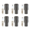Set of 6 Bosch Platinum Spark Plugs & Denso Coil Boot Kit for Charger Sebring (2001–2010)