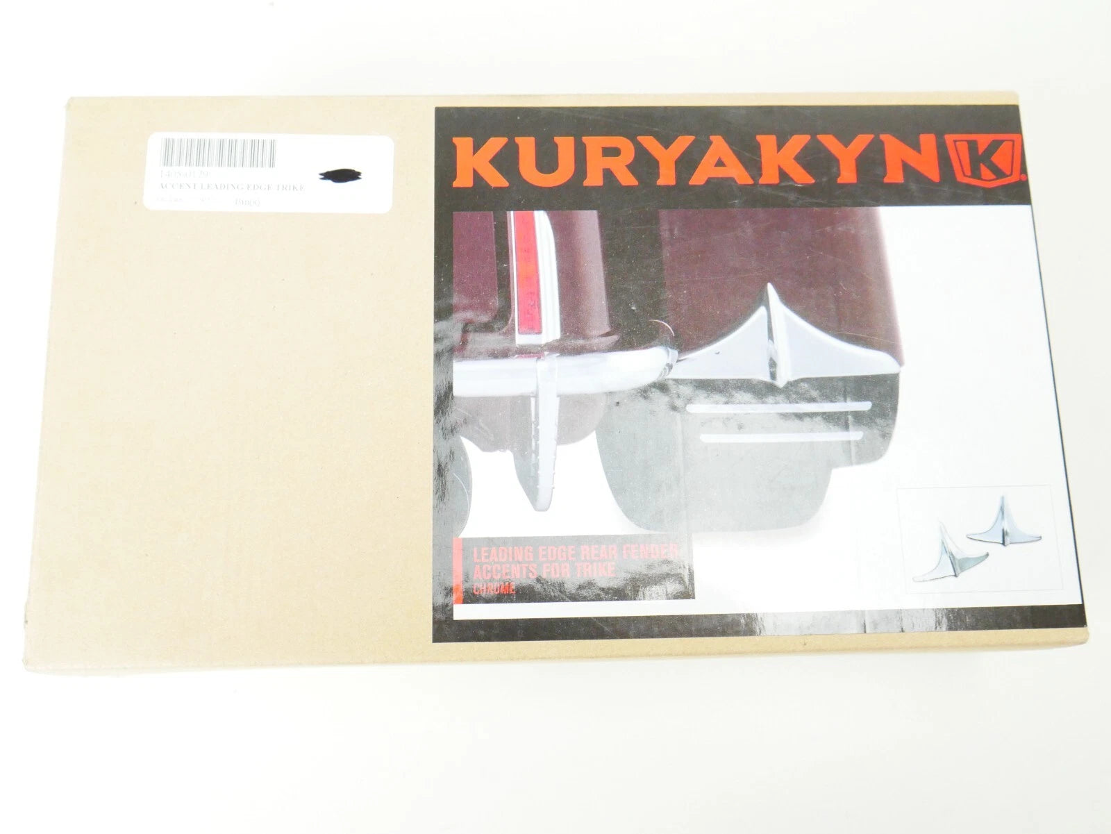Kuryakyn Rear Chrome Fender Accents for Harley Trike Tri-Glide (2014–2023)