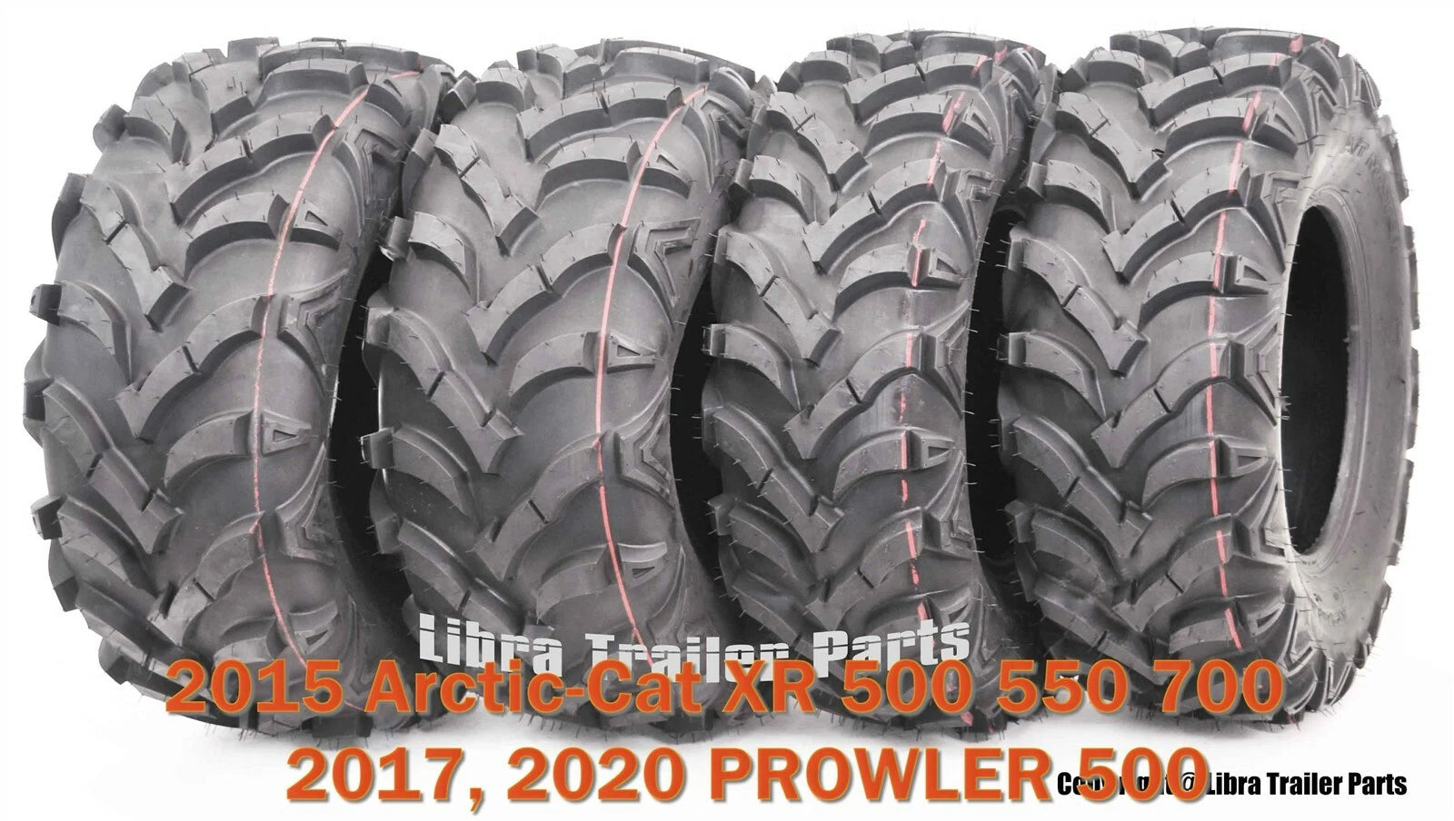 Set of 4 ATV Mud Tires 25X8X12 25X10X12 for Arctic Cat XR500 550 700 (2015-2020)