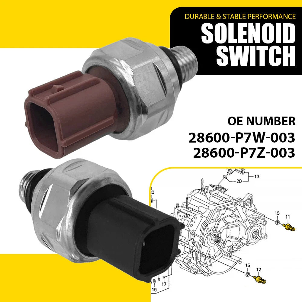 Set of 2 Transmission Pressure Switches for Honda Odyssey Pilot Accord (2003–2008)