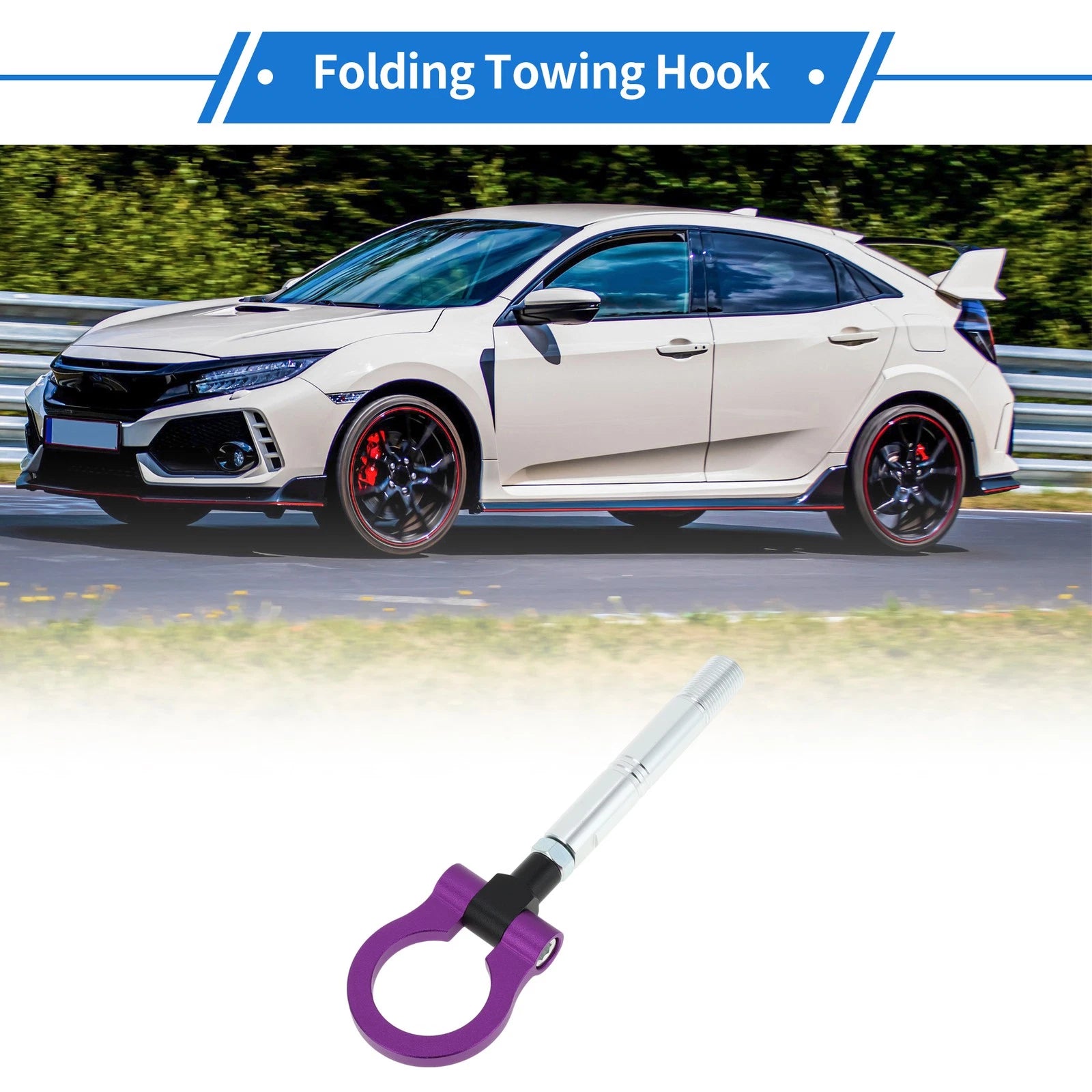 Trailer Ring Eye Towing Hook for Various Models (2010–2023)