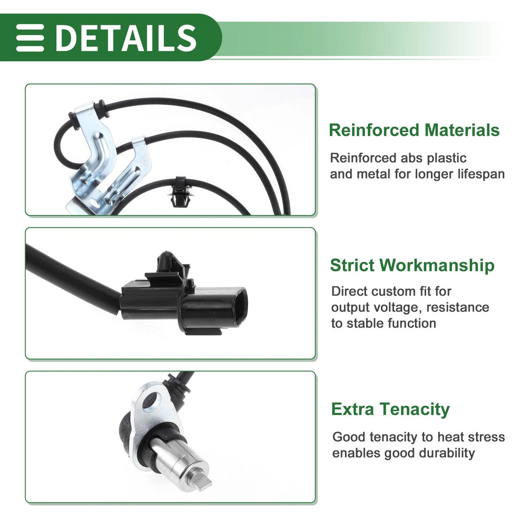 ABS Wheel Speed Sensor Set MR569286 for Mitsubishi Galant (1994–2003)