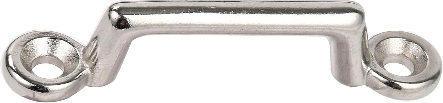 6pcs Stainless Steel Bimini Top Strap Pad Eye Footman's Loop for Kayak