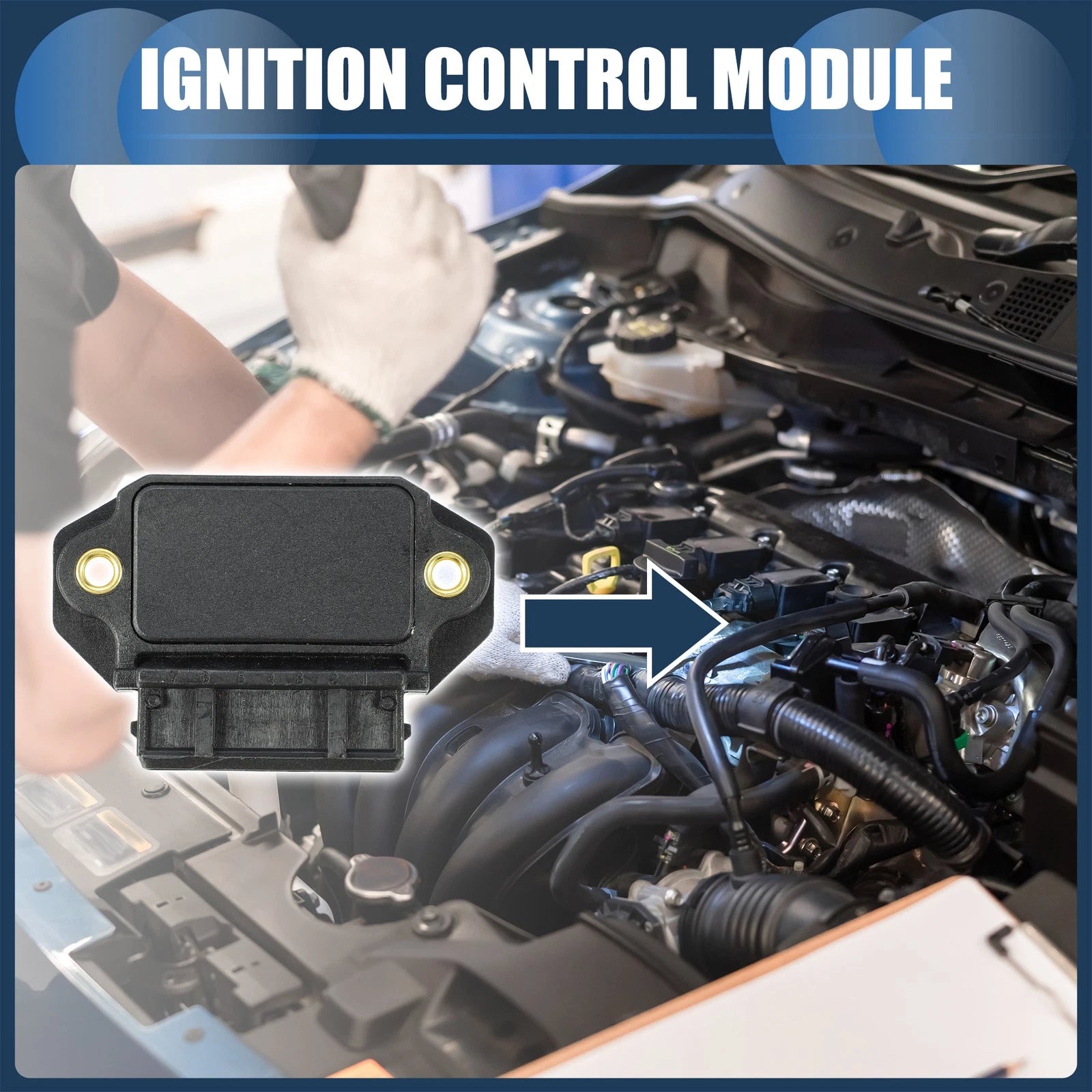 Ignition Control Module No. 12141244191 for Volvo 760, Audi 80, 90 