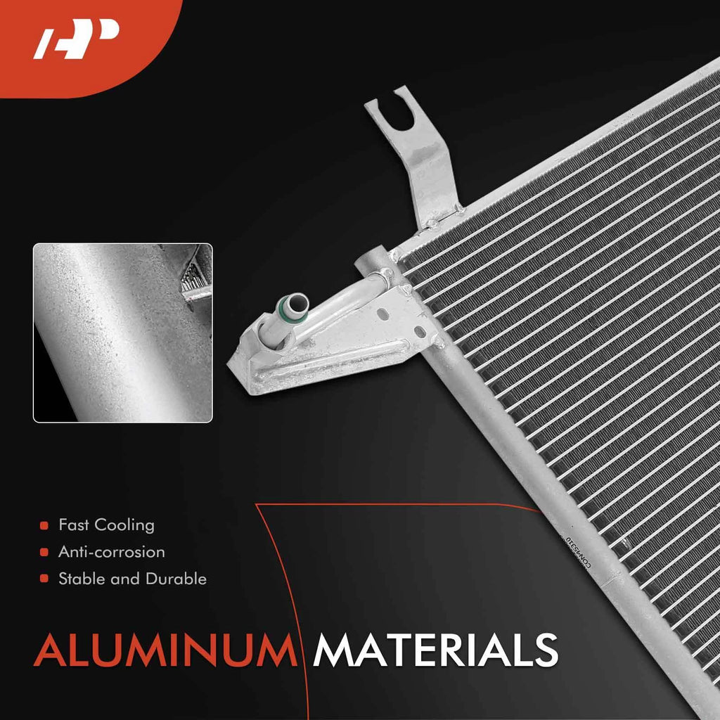 A/C Condenser with Bracket for Ford F-150 F-250 F-350 Bronco (1994–1997)