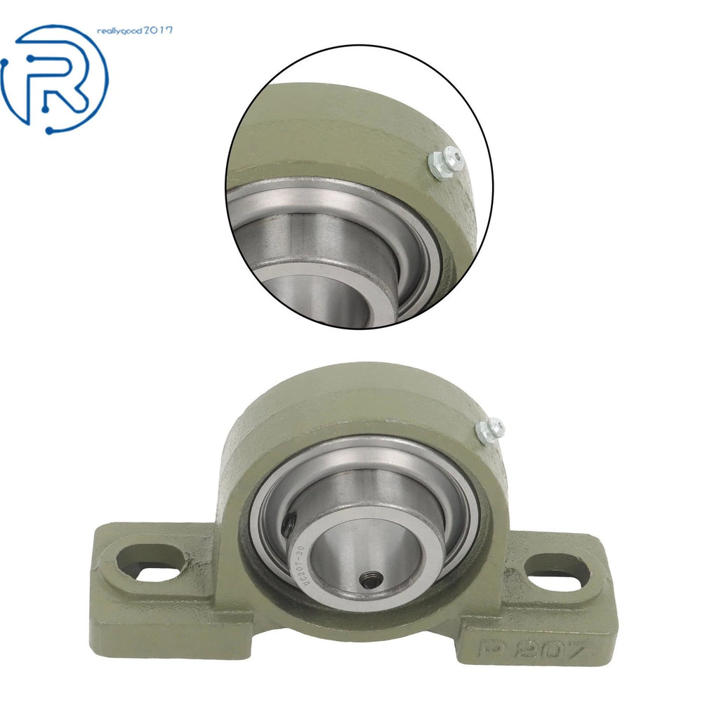10-Pack Pillow Block Bearing UCP207-20 for Various Applications (1-1/4" Bore)