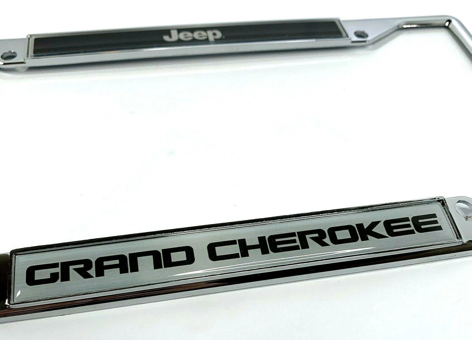 Chrome License Plate Frame for Jeep Grand Cherokee (2018–2019)