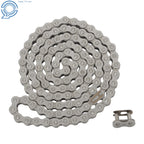 5 FT Roller Chain with 2 Connecting Links for Industrial Use