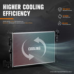 Aluminum Core Cooling Radiator DPI-13623 for Cadillac CT6 (2016–2020)