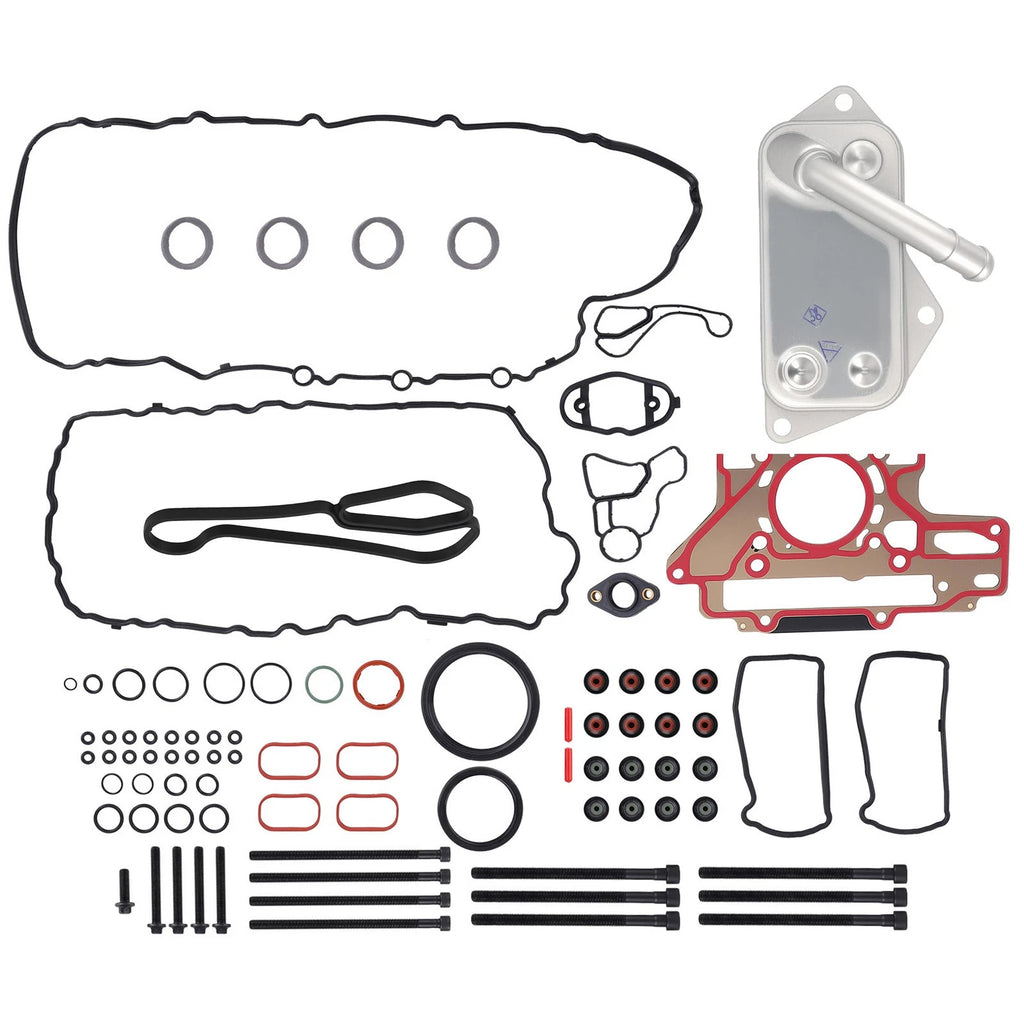 Oil Cooler Assembly with Gaskets for BMW F22 228i (2014–2016) 2.0L Turbo
