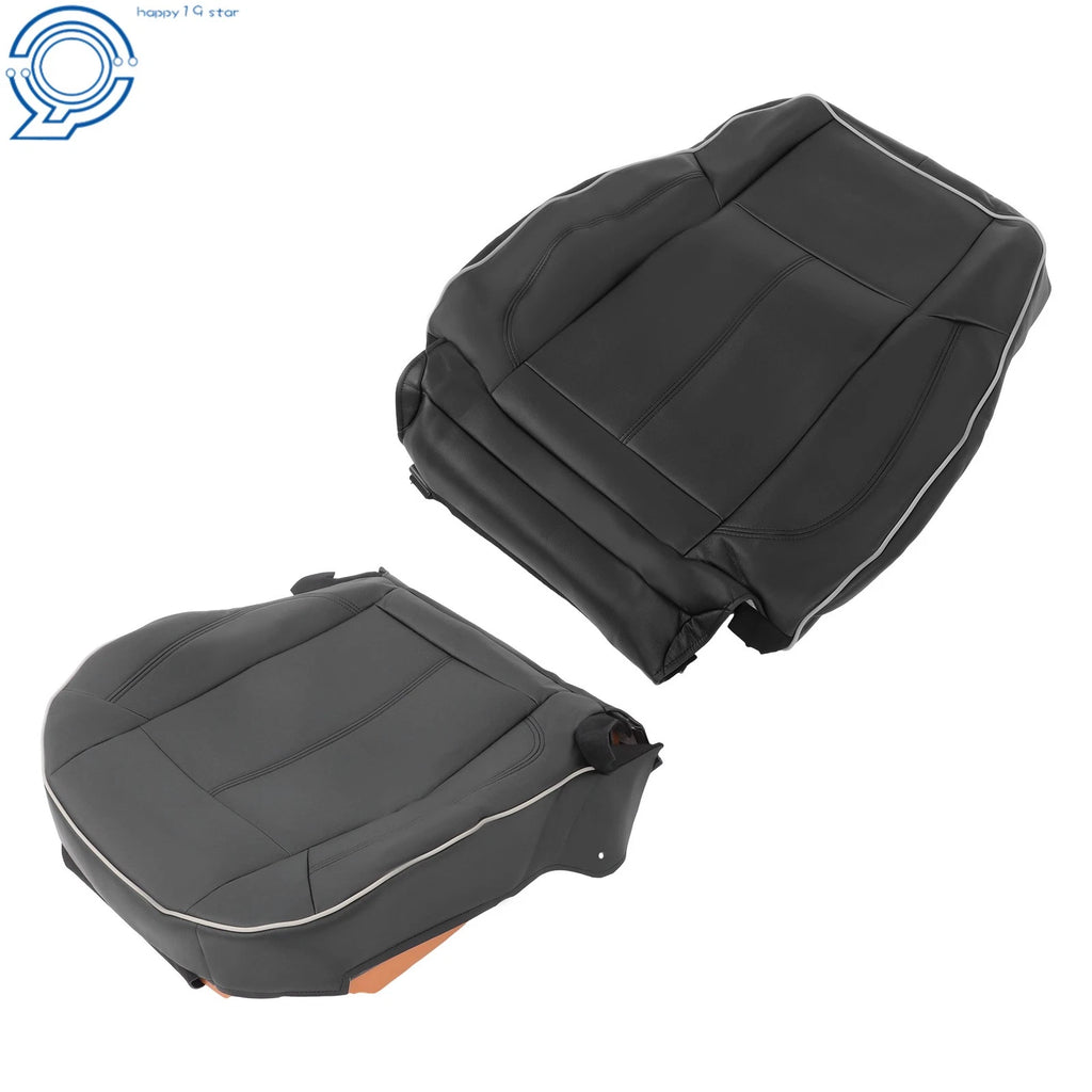 Black Leather Driver Side Seat Cover for Hummer H3 (2006–2010)