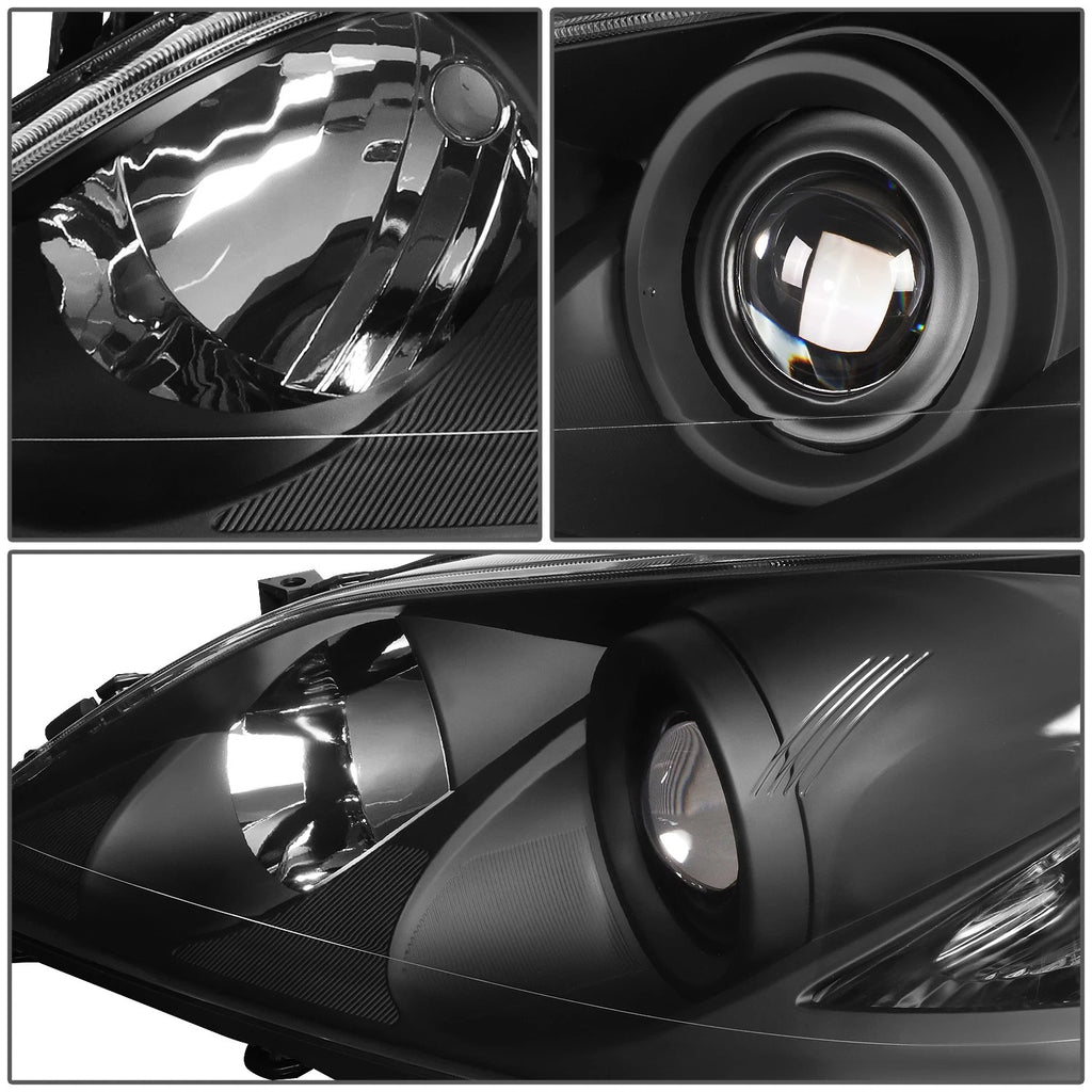 Projector Headlights for Lexus ES350 (2007–2009) - Black Housing, Clear Corner