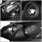 Projector Headlights for Lexus ES350 (2007–2009) - Black Housing, Clear Corner