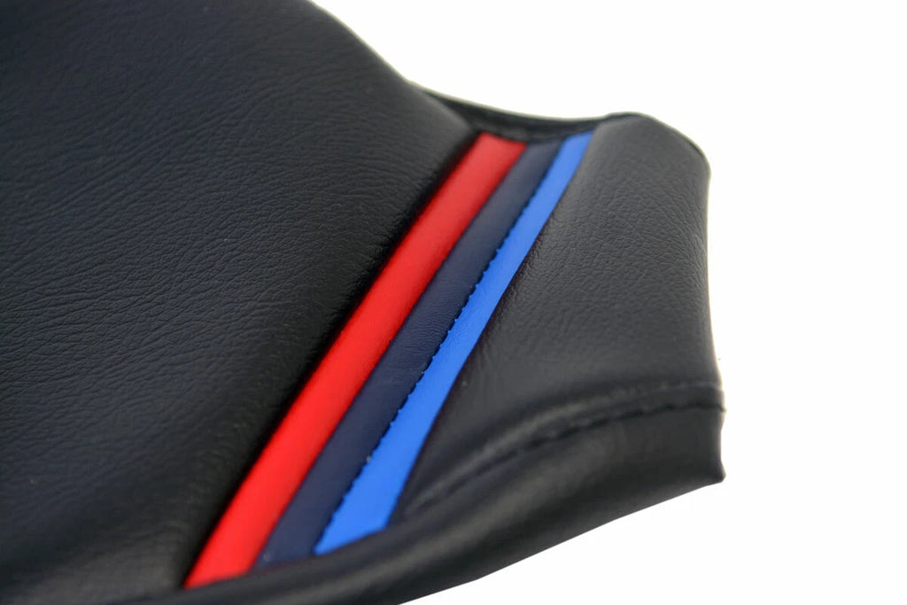 Leather Console Lid Armrest Cover for BMW F30 (2014–2018) M Style Stripes