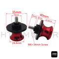 6mm CNC Rear Swingarm Spools for Aprilia Ducati Yamaha MT-01 FZ6R (2000–2023)