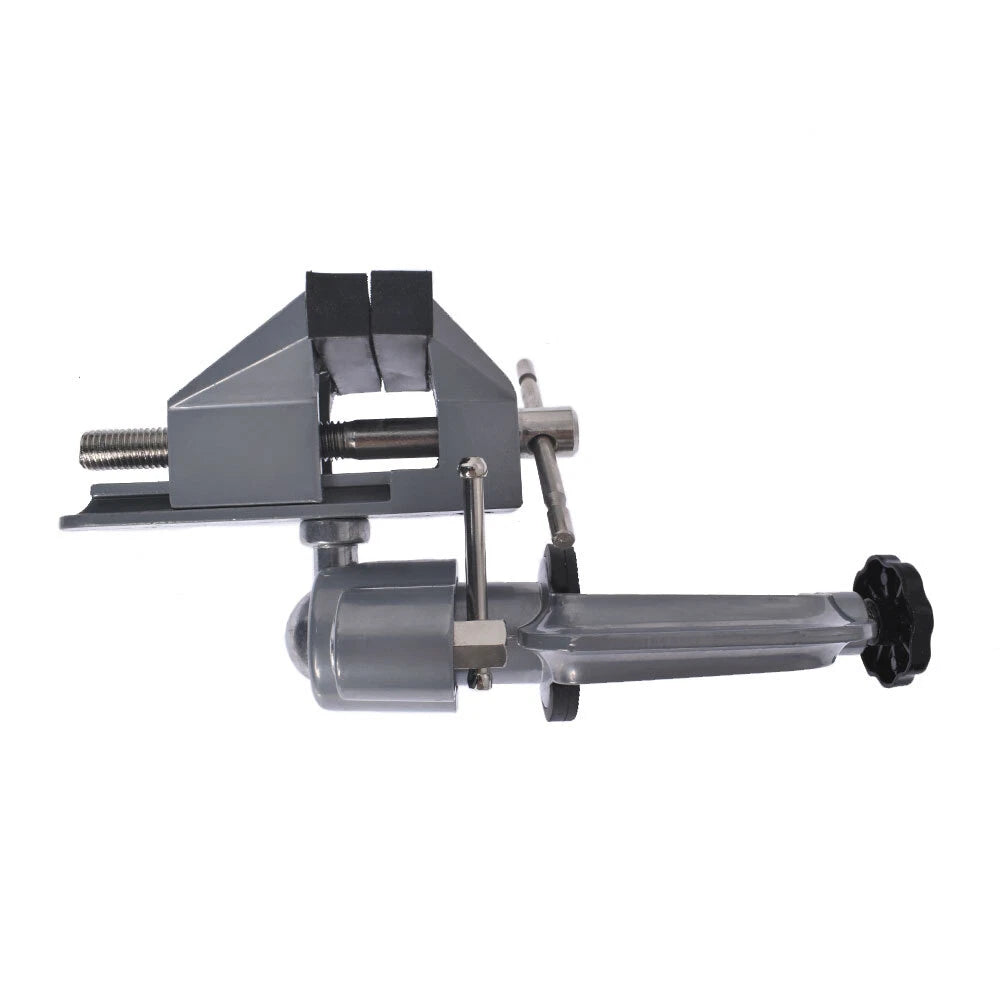 3" Universal Table Bench Vise with Swivel Base for Workbench