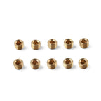 10pcs Brass Pipe Fitting Hex Counter Sunk Plug 1/8 Inch G Male Adapter