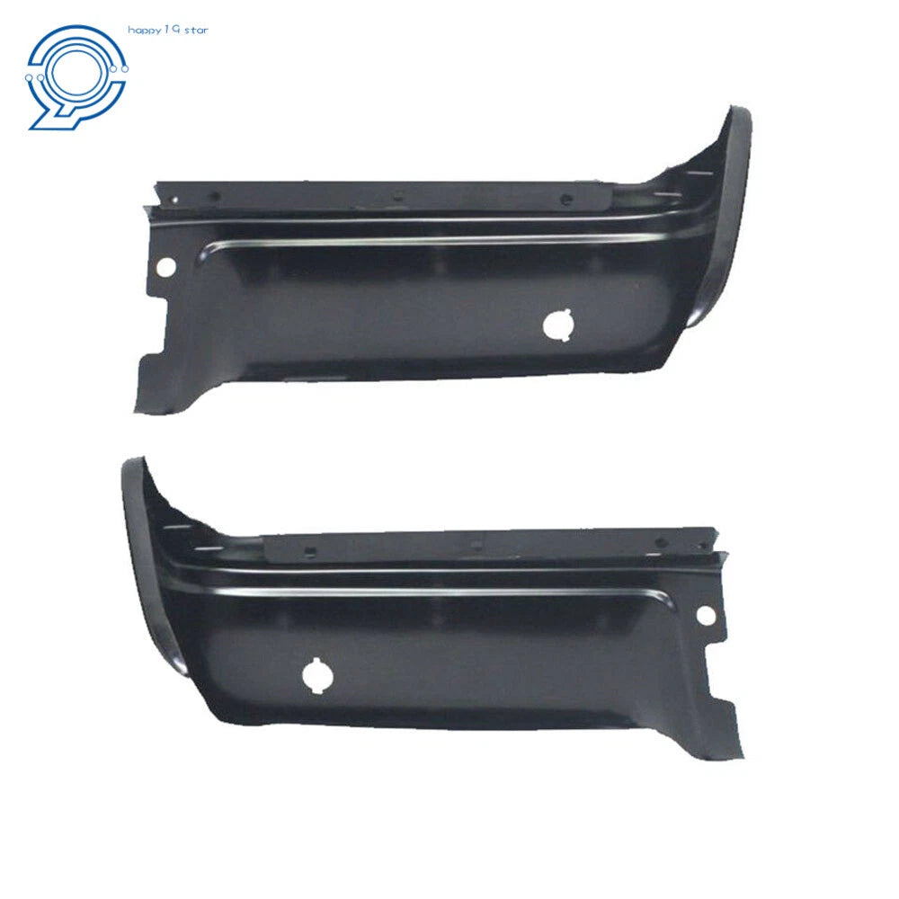 Set of 2 Steel Rear Bumper Ends for Ford F150 (2009–2014) Black Primered