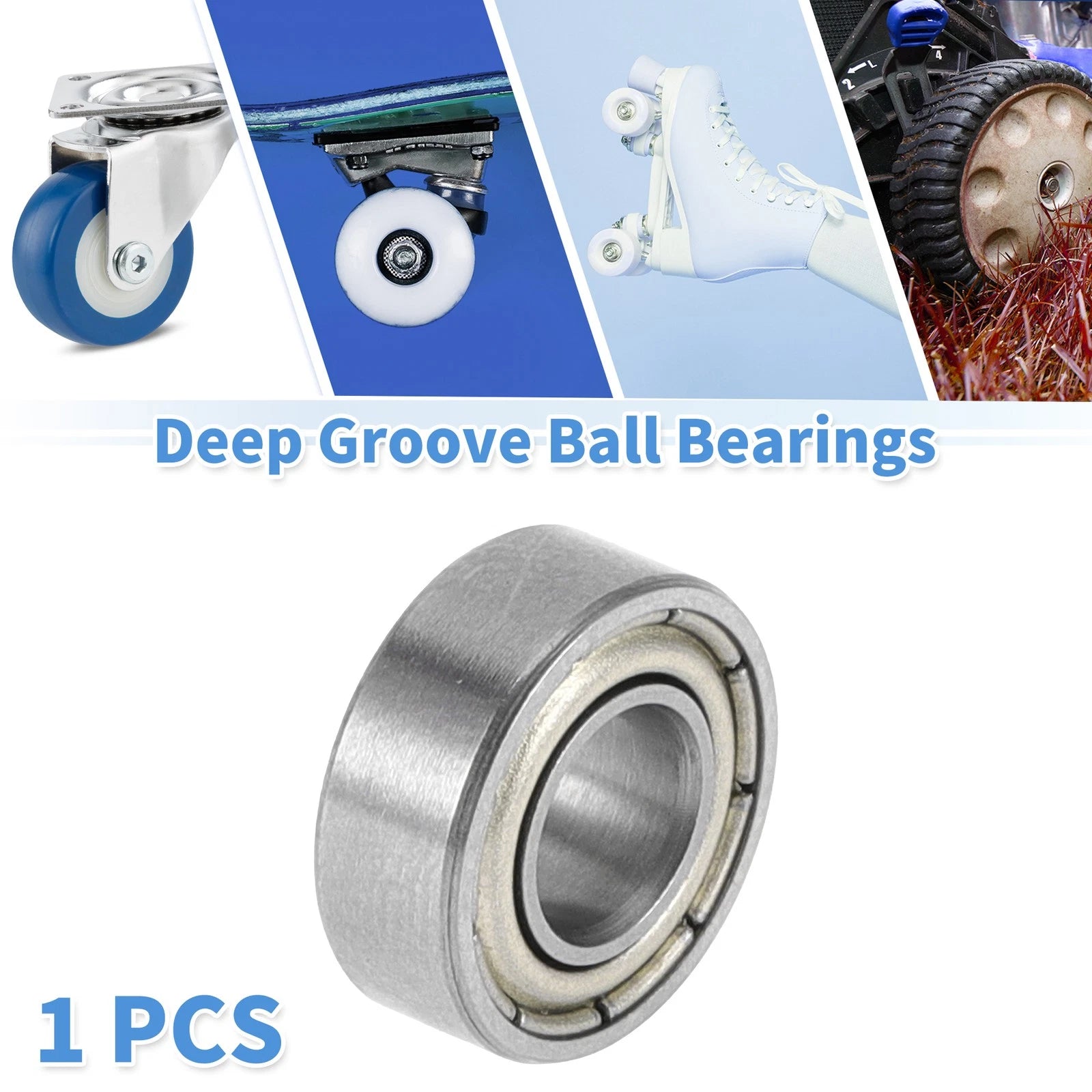 Deep Groove Ball Bearing 5x11x4mm for Scooter Skateboard (1 Pc)