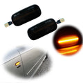 Smoke Lens Amber LED Side Marker Lights for Audi A3 A4 A6 S4 S6