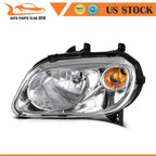 Headlight Assembly Pair for Chevy HHR (2006–2011) Chrome Housing Clear Lens