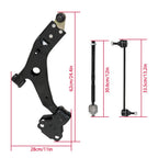 Set of 4 Front Lower Control Arms for Ford Escape (2013–2018)