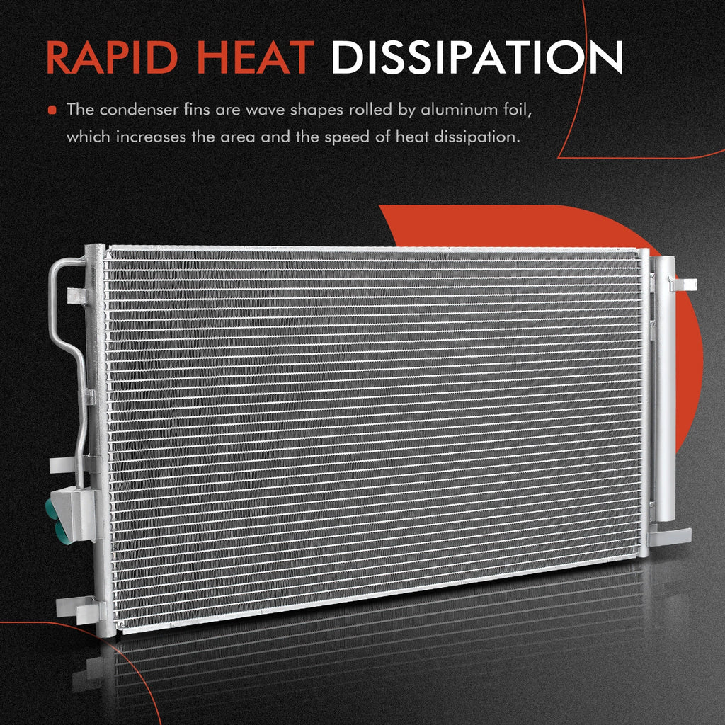 A/C Condenser with Bracket for Infiniti I30 Nissan Maxima (2000–2001)