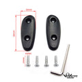 Mirror Block Off Base Plates for Suzuki GSX-R 600 750 1000 (2001–2004) Black