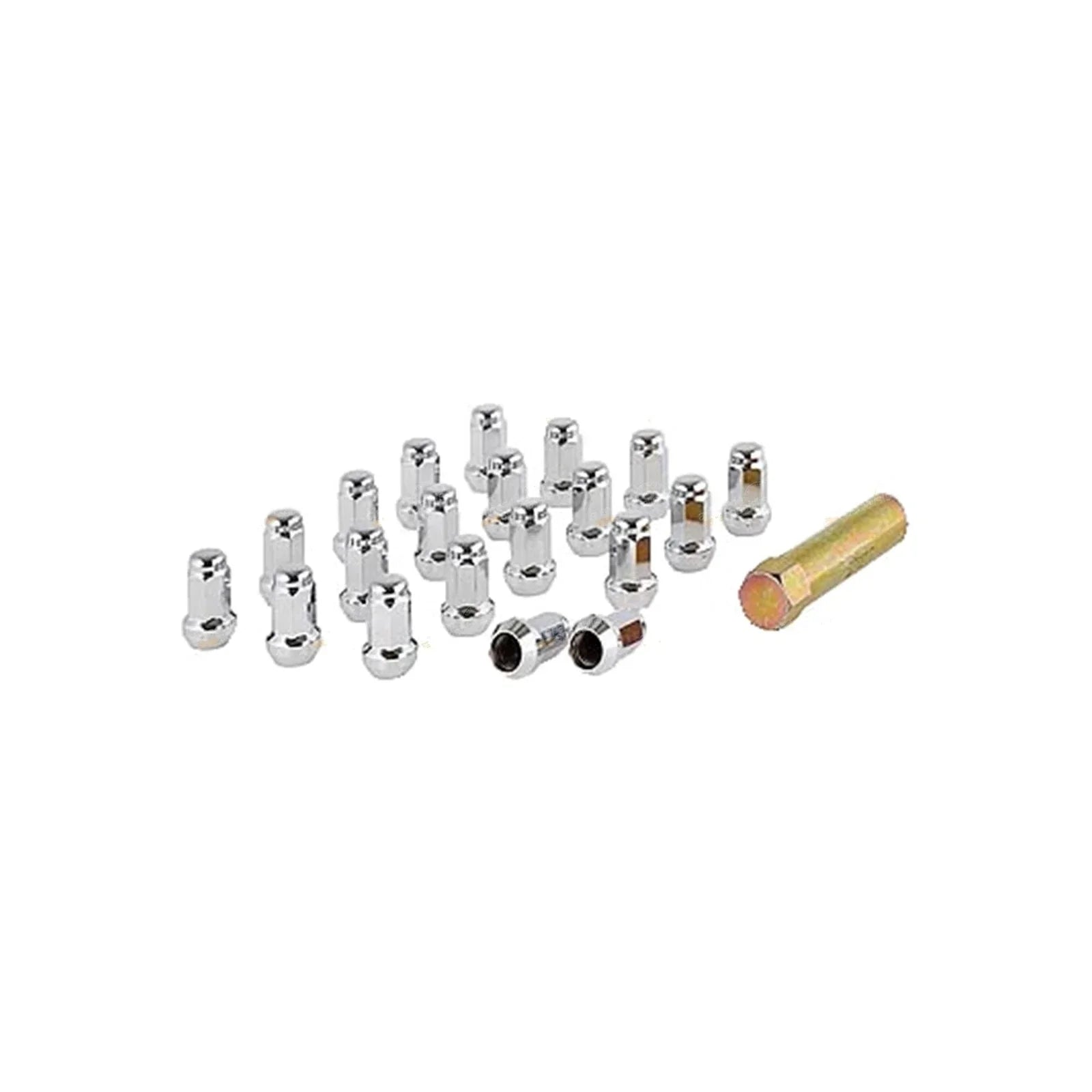 20pcs Alloy Wheel Lock Nuts Set Chrome for MX-5 NA/NB (1989-2005)