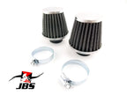48mm Chrome Pod Air Filter Cleaner Set for Suzuki GS400 (1978-1984)