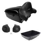 Backrest Speakers for Harley Touring CVO Road Glide (2014–2026) Black