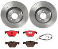 Brembo Front Brake Kit with Ceramic Pads & Sensor for BMW E90 E92 E93 (2007–2013)
