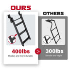 3-Rung Retractable Truck Step Ladder for Trailer Truck RV (400 LBS)