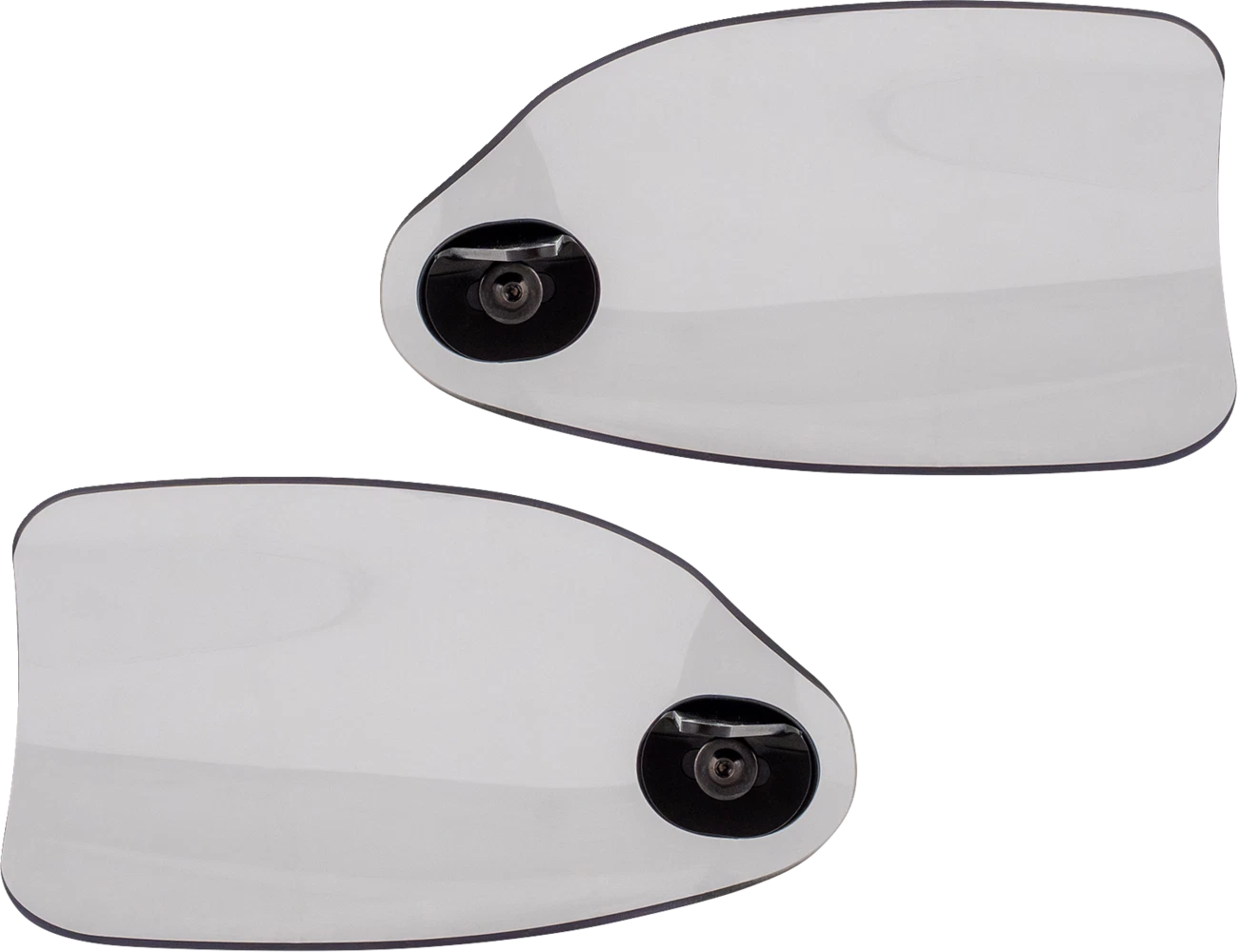 Klock Werks Flare Handguards for Harley-Davidson (Cable Clutch, Clear)