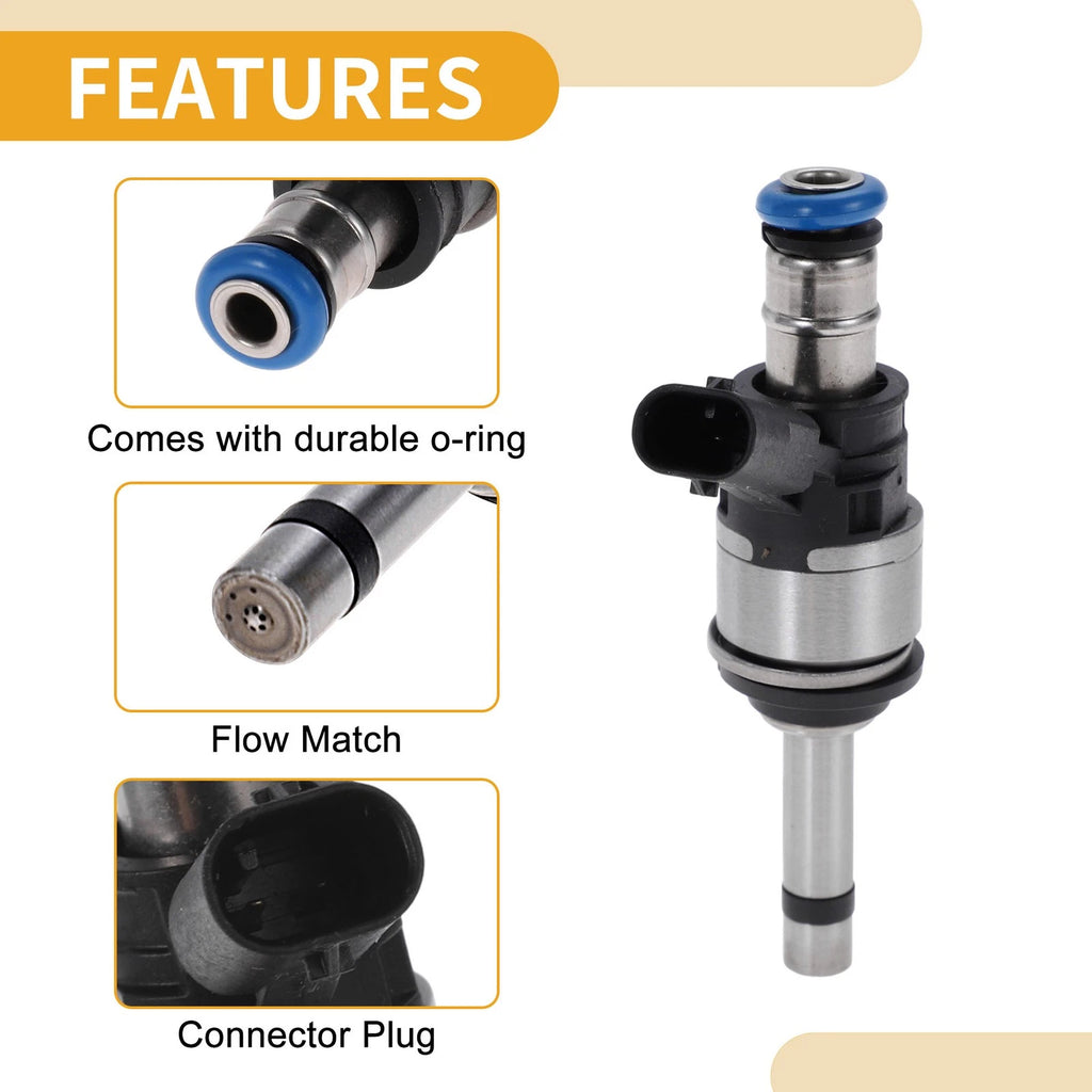 1 Pc No.06C906036C Fuel Injector for Audi A6 (2016–2018)